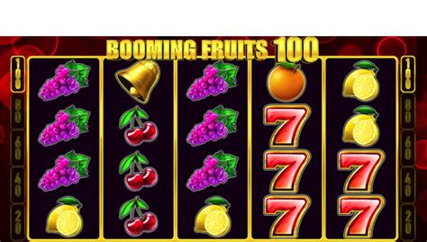 Jogar Booming Fruits 100 com Dinheiro Real